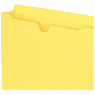 Colored File Jackets with Reinforced Double-Ply Tab, Straight Tab, Letter Size, Assorted Colors, 50/Box
