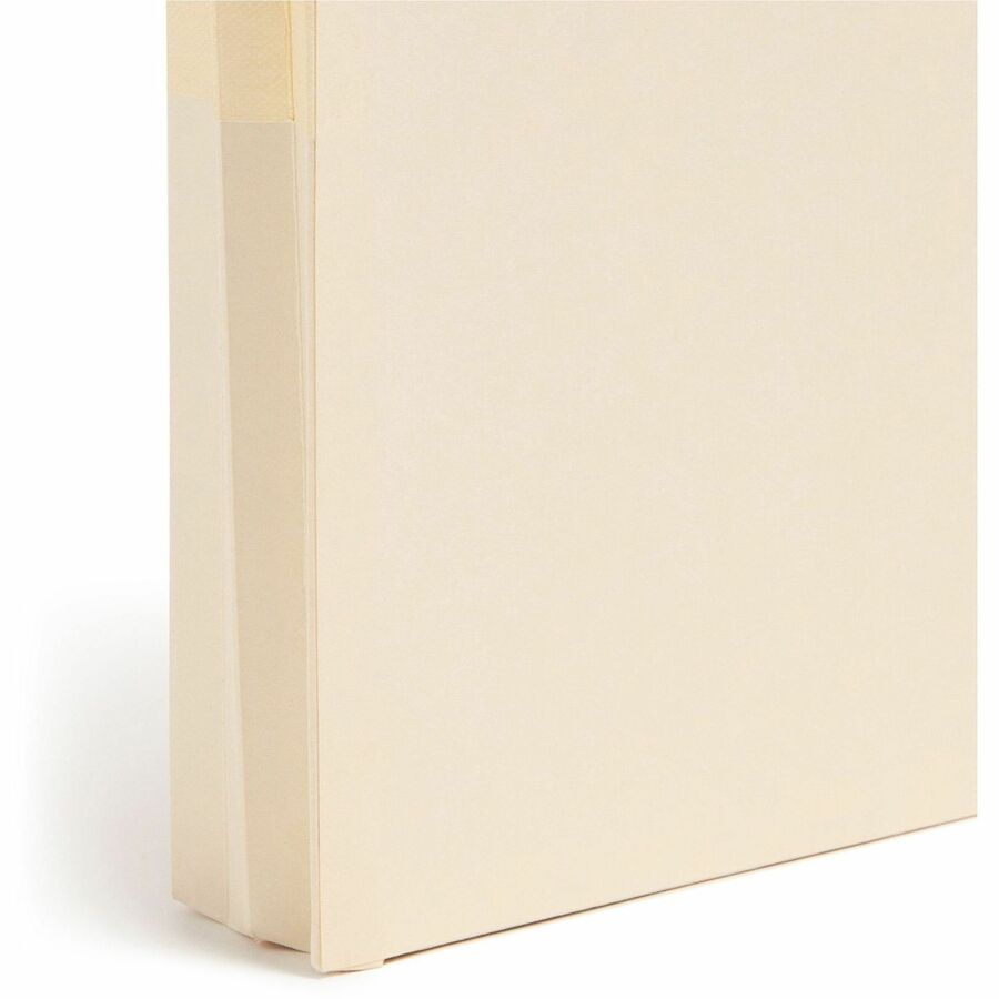 Manila End Tab File Pockets, 1.75" Expansion, Legal Size, Manila, 25/Box
