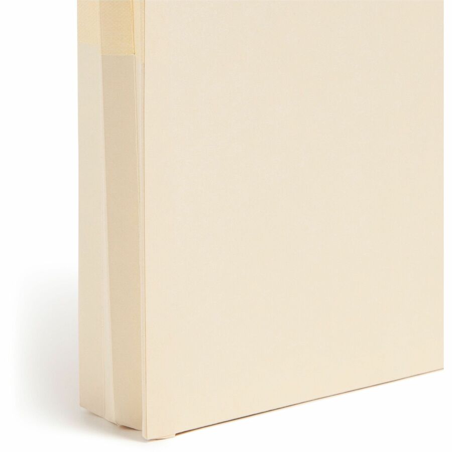Manila End Tab File Pockets, 1.75" Expansion, Legal Size, Manila, 25/Box