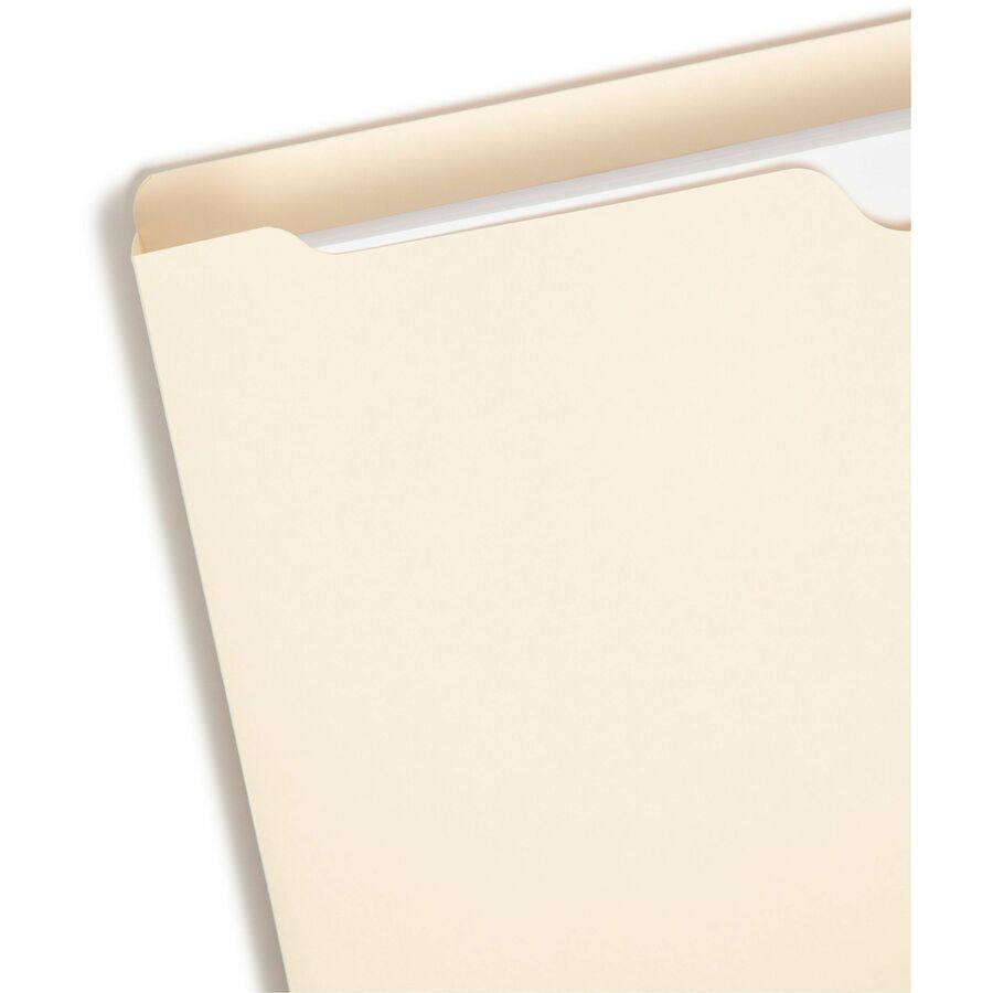 Manila File Jackets, 2-Ply Straight Tab, Legal Size, Manila, 50/Box
