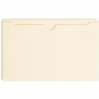 Manila File Jackets, 2-Ply Straight Tab, Legal Size, Manila, 50/Box