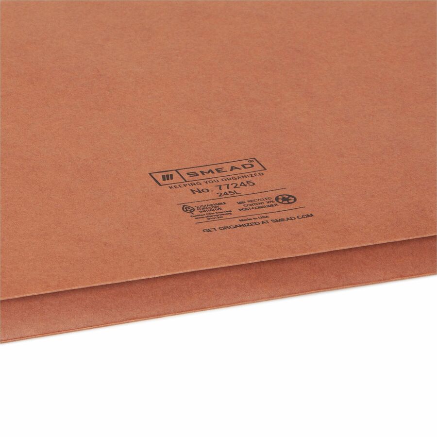 Expanding Wallet with Elastic Cord, 2" Expansion, 1 Section, Elastic Cord Closure, Legal Size, Redrope