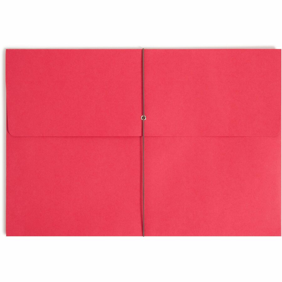 Expanding Wallet with Elastic Cord, 2" Expansion, 1 Section, Elastic Cord Closure, Legal Size, Assorted Colors, 50/Box