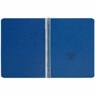 Prong Fastener Premium Pressboard Report Cover, Two-Piece Prong Fastener, 3" Capacity, 8.5 x 11, Dark Blue/Dark Blue