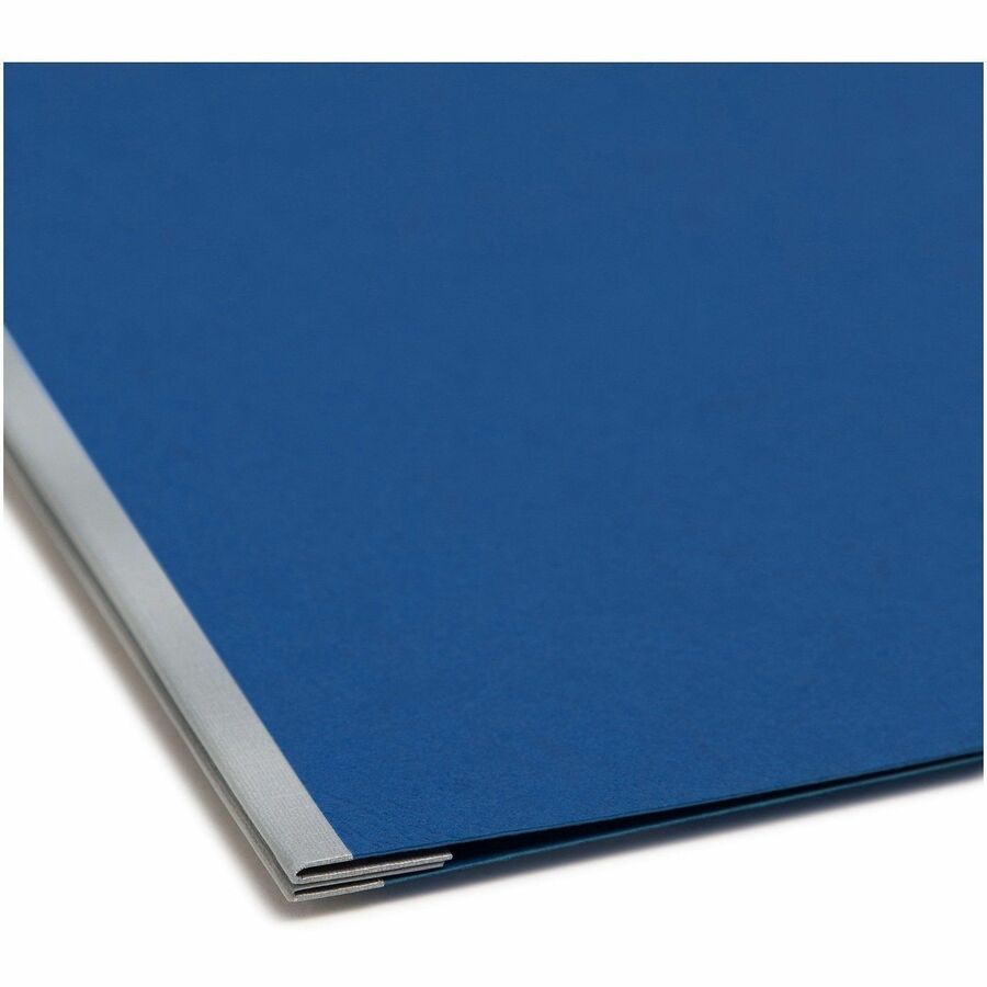 Prong Fastener Premium Pressboard Report Cover, Two-Piece Prong Fastener, 3" Capacity, 8.5 x 11, Dark Blue/Dark Blue