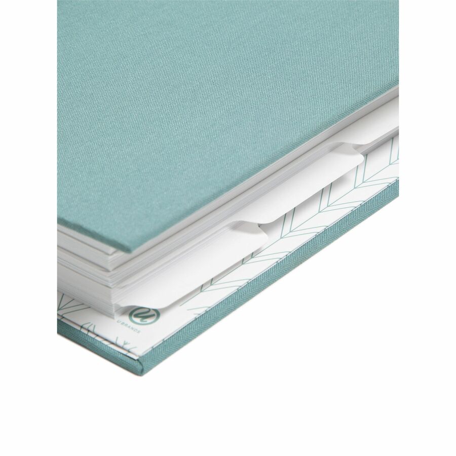 Three-Ring Binder Index Divider, 5-Tab, 11 x 8.5, White, 20 Sets