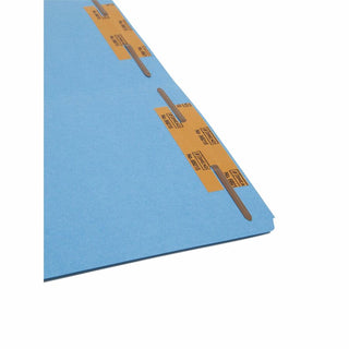 Reinforced Self-Adhesive Two-Prong Fastener Base and Compressor Sets, 2" Capacity, 2.75" Center to Center, Brown, 100/Box