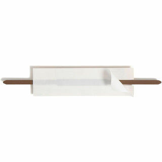 Reinforced Self-Adhesive Two-Prong Fastener Base and Compressor Sets, 2" Capacity, 2.75" Center to Center, Brown, 100/Box