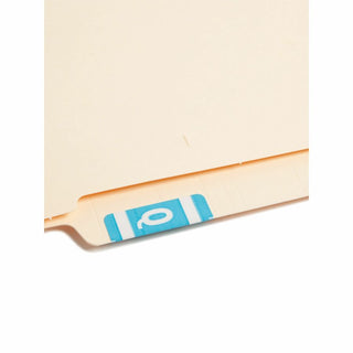 Alphaz Color-Coded Second Letter Alphabetical Labels, Q, 1 X 1.63, Light Blue, 10/sheet, 10 Sheets/pack