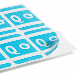 Alphaz Color-Coded Second Letter Alphabetical Labels, Q, 1 X 1.63, Light Blue, 10/sheet, 10 Sheets/pack