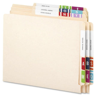 Smead AlphaZ ACCS Color-Coded Labels - "V" - 1" Width x 1 5/8" Length - Pink - 10 / Sheet - 100 / Pack - 