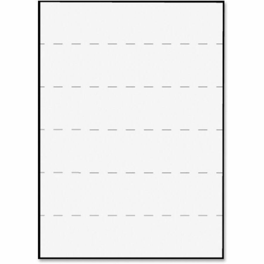 Tabbies 2" Medical Transcription Printer Labels - 8 1/2" Width x 11" Length - Laser - White - 100 / Box - Jam-free - 