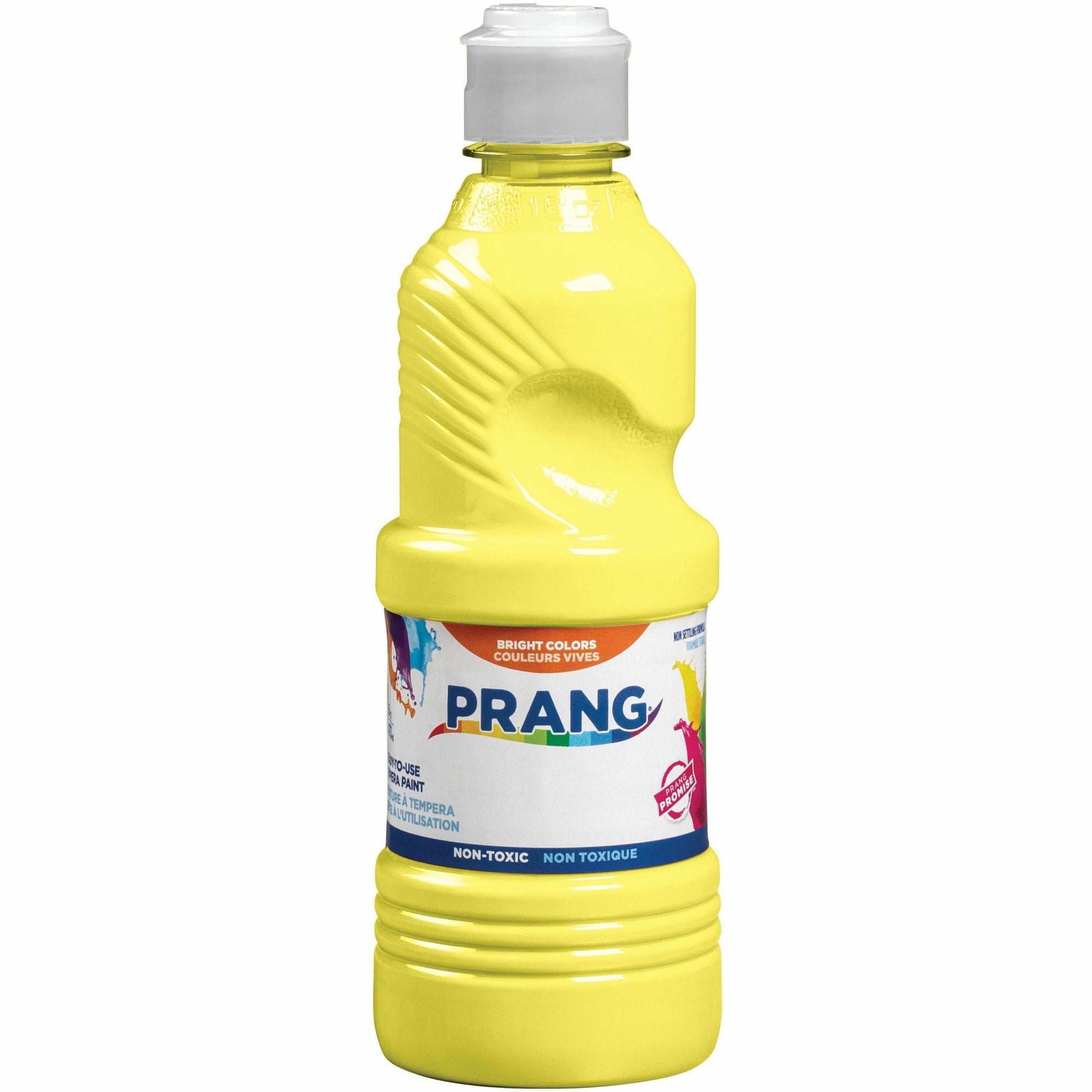 Ready-to-Use Tempera Paint, Yellow, 16 oz Dispenser-Cap Bottle