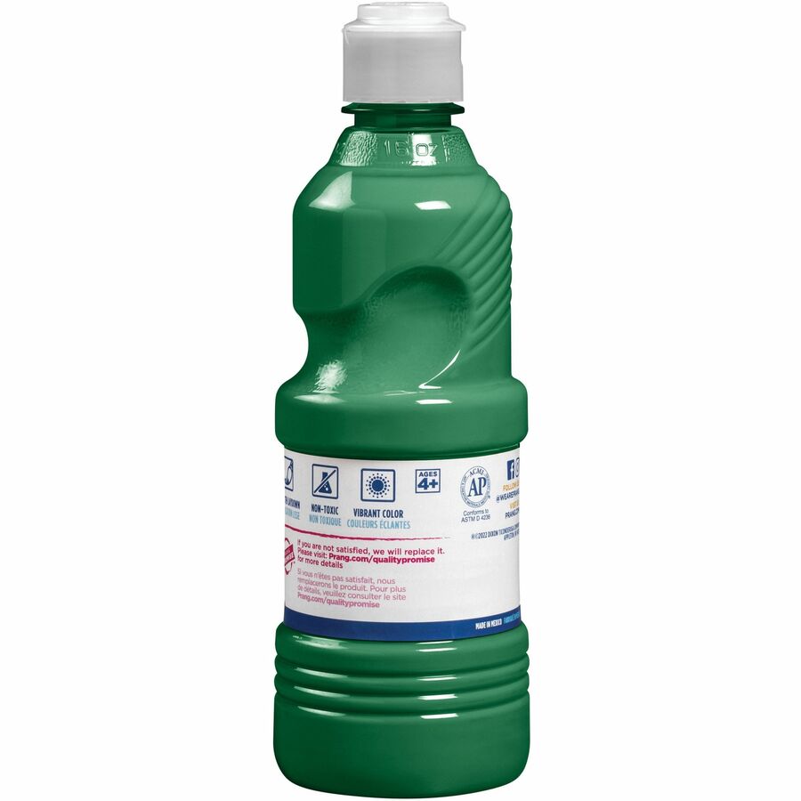 Ready-to-Use Tempera Paint, Green, 16 oz Dispenser-Cap Bottle
