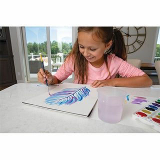 Prang Semi-Moist Washable Watercolors - 0.10 fl oz - 8 / Set - Assorted