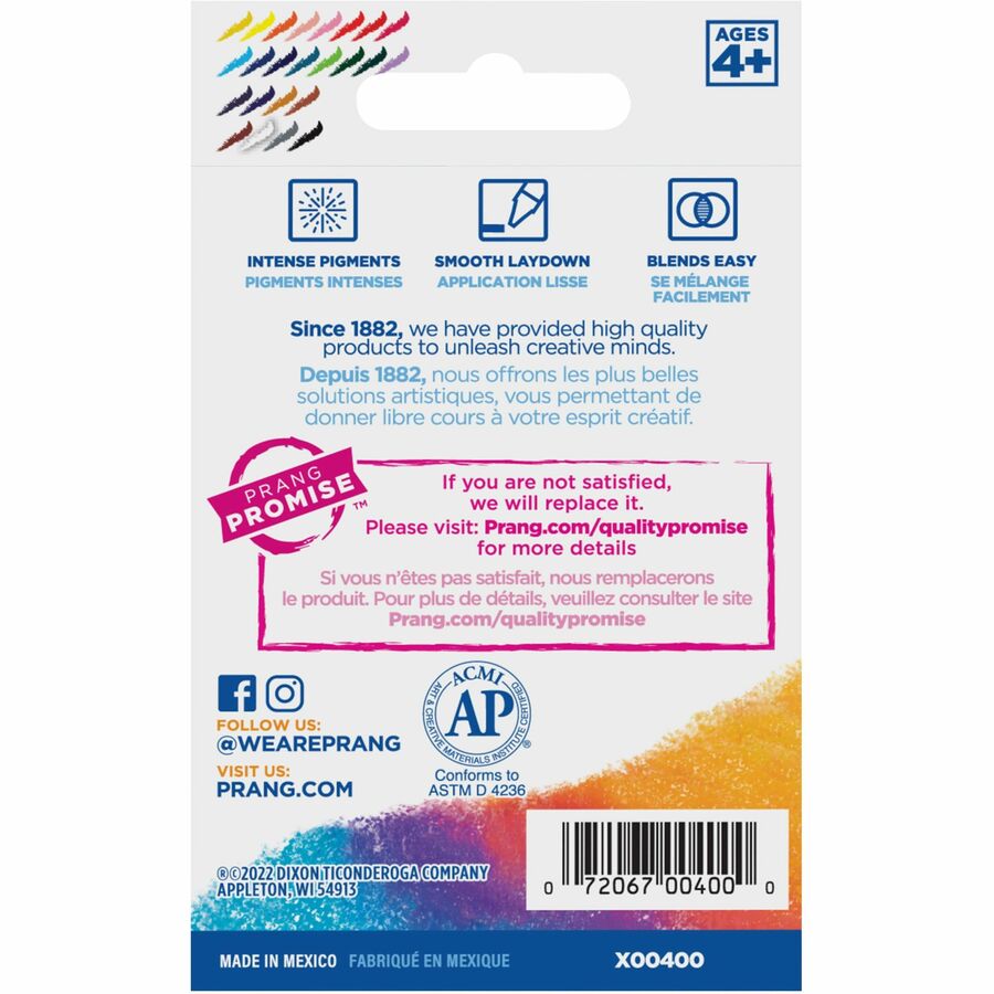 Crayons Made with Soy, 24 Colors/Box