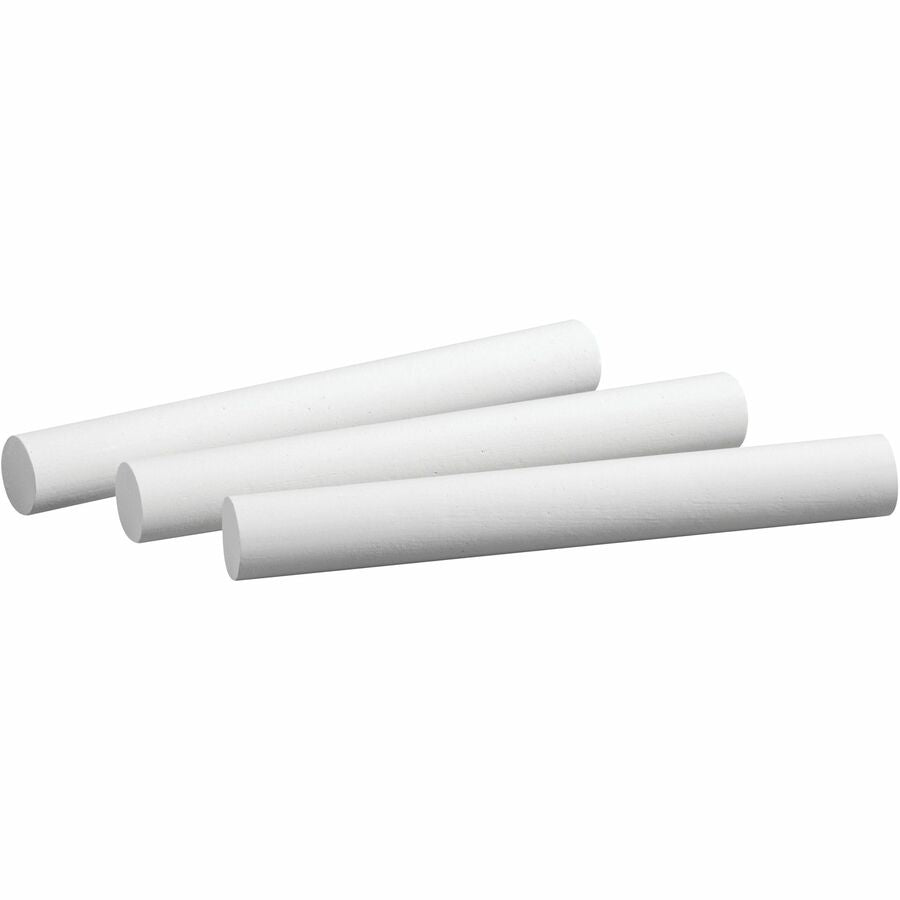 Hygieia Dustless Board Chalk, 3 1/4 x 3/8. White, 12/Box, Sold as 1 Box, 12 Each per Box - 5