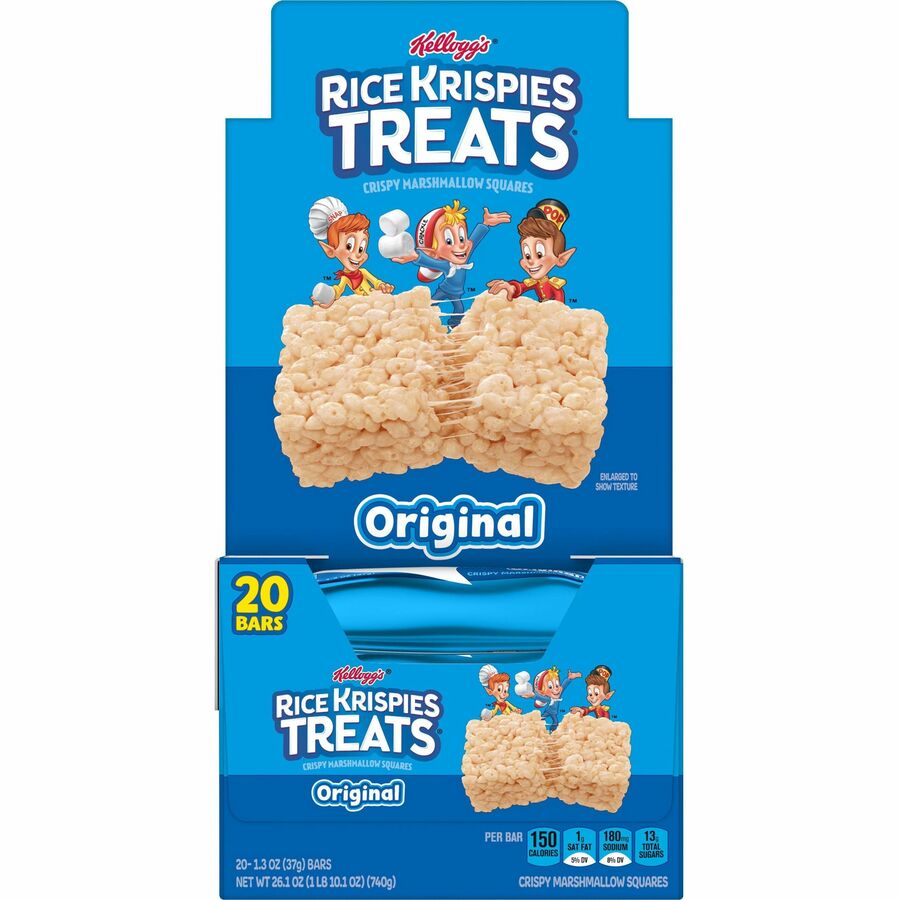 Kellogg's Rice Krispies Treats Original - Individually Wrapped - Rice - 1 - 20 / Box