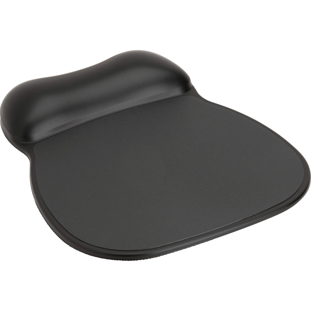 Compucessory Soft Skin Gel Wrist Rest & Mouse Pad - 9" x 11" x 0.75" Dimension - Black - Gel, Rubber - Stain Resistant - 1 Pack - 