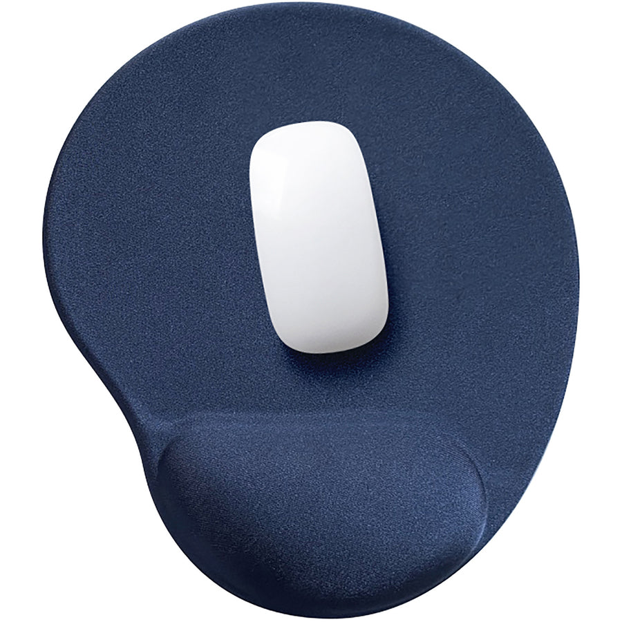 Compucessory Gel Mouse Pads - 9" x 10" x 1" Dimension - Blue - Gel - 1 Pack - 