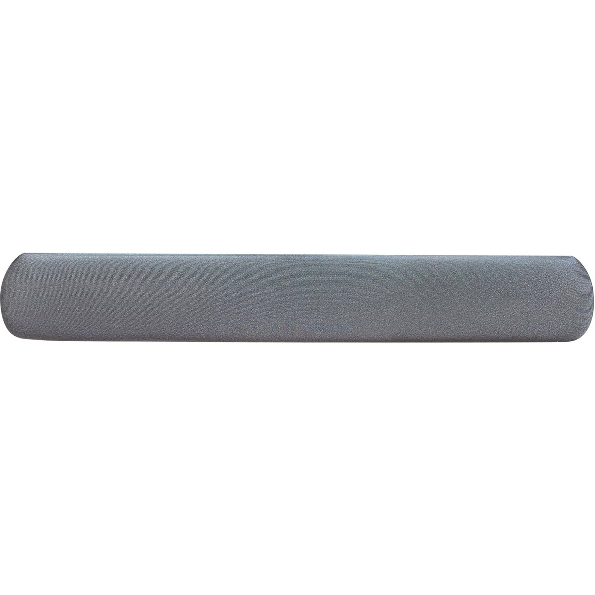 Compucessory Gel Keyboard Wrist Rest Pads - 19" x 2.87" x 0.75" Dimension - Gray - 1 Pack - 