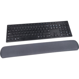 Compucessory Gel Keyboard Wrist Rest Pads - 19" x 2.87" x 0.75" Dimension - Gray - 1 Pack - 