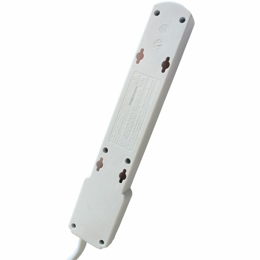 Compucessory 6-Outlet Strip Office Surge Protector - 6 x AC Power - 1080 J - 125 V AC Input - 125 V AC Output - 6 ft