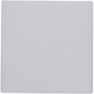 Compucessory Self-Adhesive Poly CD/DVD Holders - 1 x CD/DVD Capacity - White - Polypropylene - 50 / Pack