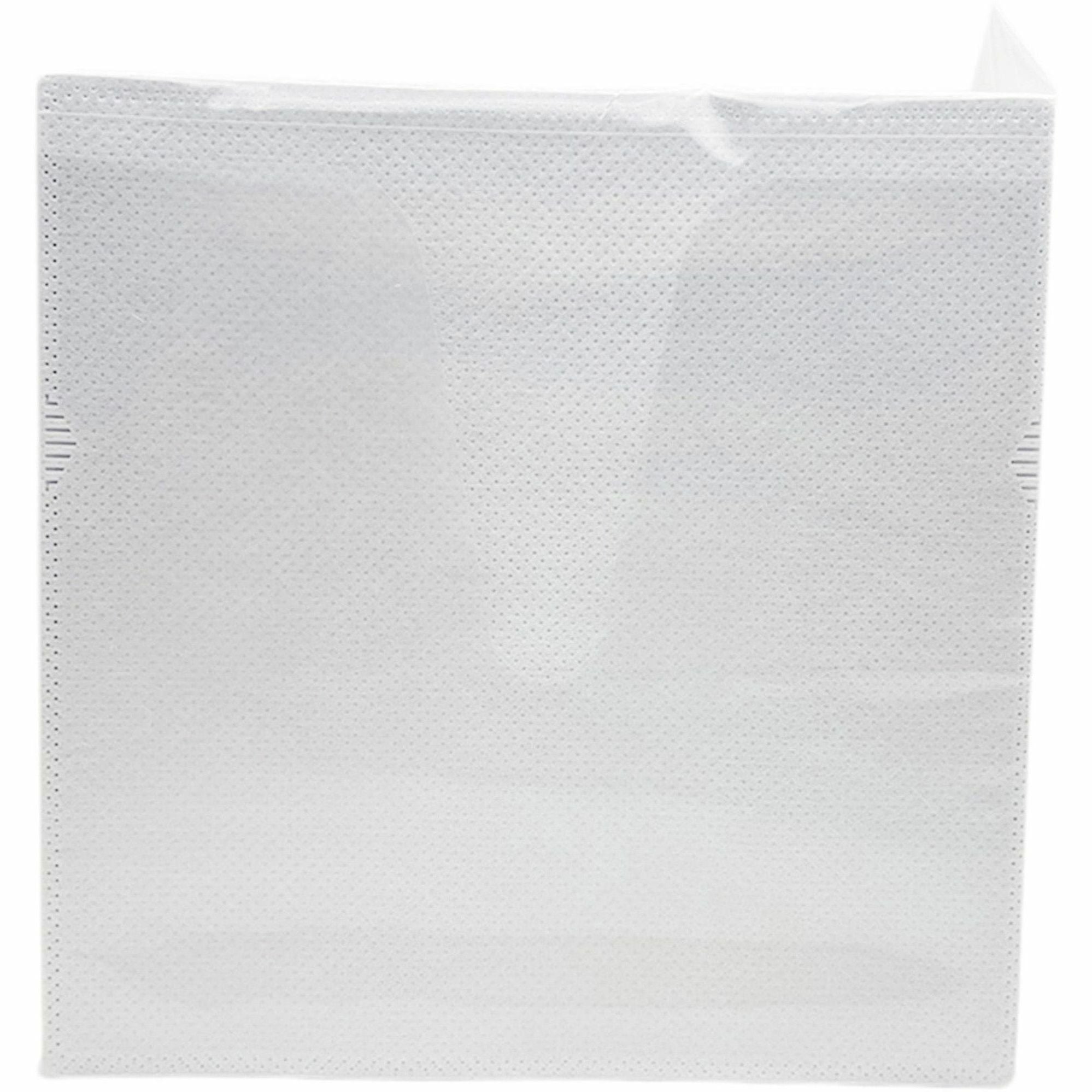 Compucessory Self-Adhesive Poly CD/DVD Holders - 1 x CD/DVD Capacity - White - Polypropylene - 50 / Pack - 