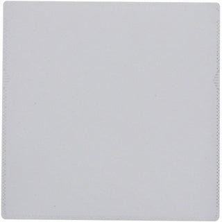Compucessory Self-Adhesive Poly CD/DVD Holders - 1 x CD/DVD Capacity - White - Polypropylene - 50 / Pack - 