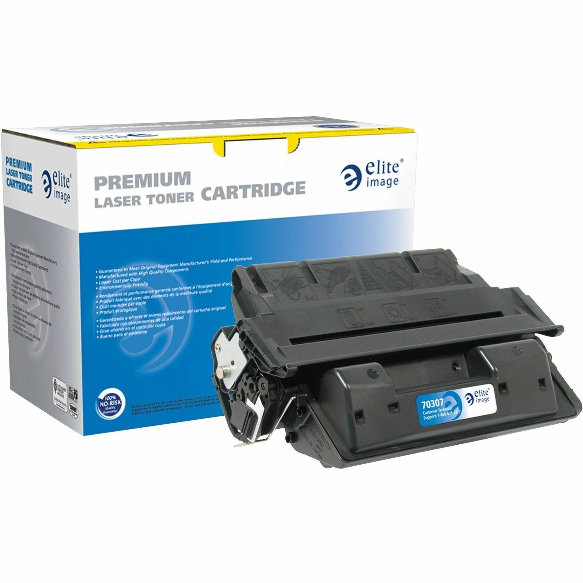 Elite Image Remanufactured Laser Toner Cartridge - Alternative for HP 27X (C4127X) - Black - 1 Each - 10000 Pages - 