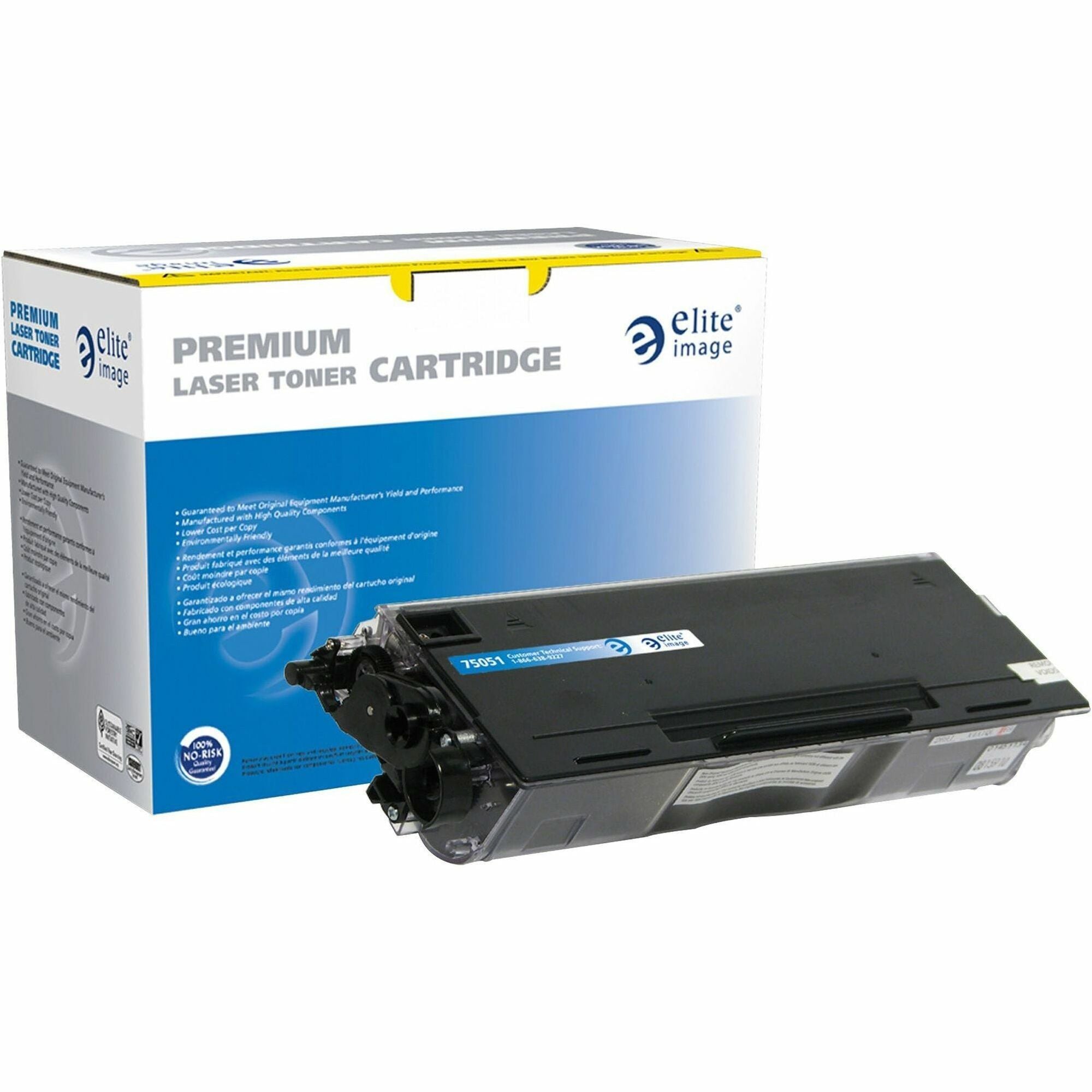 Elite Image Remanufactured Toner Cartridge - Alternative for Brother (TN460) - Laser - 6000 Pages - Black - 1 Each - 