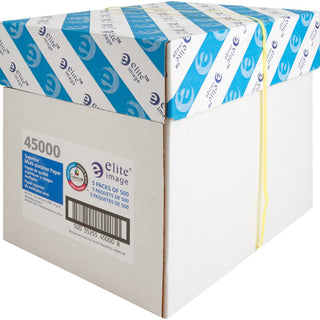 Elite Image Multipurpose Paper - 98 Brightness - Letter - 8 1/2" x 11" - 20 lb Basis Weight - 2500 / Carton - Sustainable Forestry Initiative (SFI) - White
