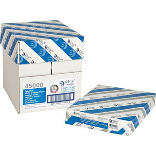 Elite Image Multipurpose Paper - 98 Brightness - Letter - 8 1/2" x 11" - 20 lb Basis Weight - 2500 / Carton - Sustainable Forestry Initiative (SFI) - White