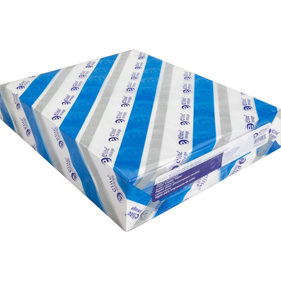 Elite Image Color Copier Paper - 98 Brightness - Letter - 8 1/2" x 11" - 28 lb Basis Weight - Smooth - 500 / Ream - White