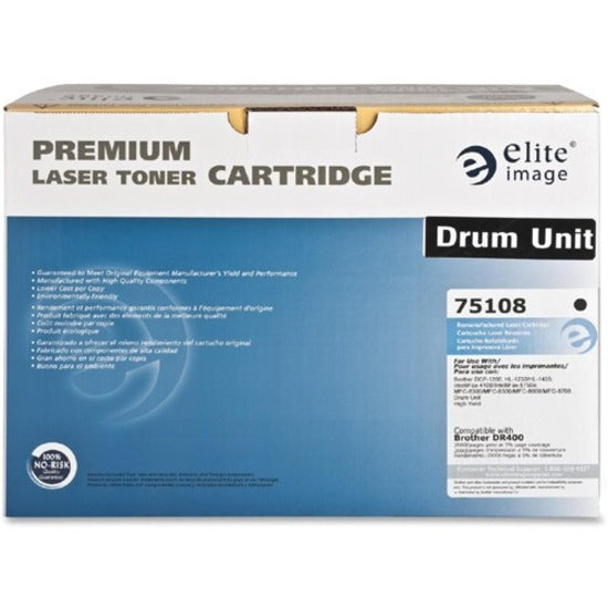 Elite Image Remanufactured Imaging Drum Alternative For Brother DR400 - Laser Print Technology - 20000 - 1 Each - Black - 