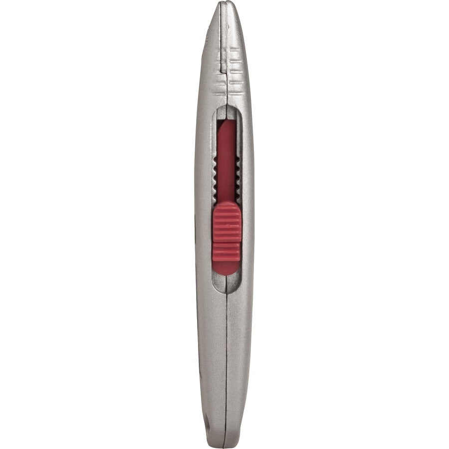 Sparco 3-position Retractable Blade Utility Knife - Stainless Steel Blade - 6" Cutting Length - Retractable, Heavy Duty Utility Blade - 1 Each