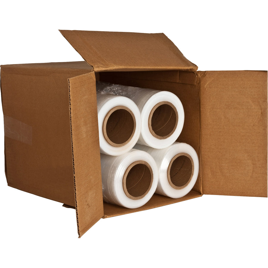 Sparco Medium Weight Stretch Wrap Film - 15" Width x 2000 ft Length - 4 Wrap(s) - Mediumweight - Clear - 4 / Carton - 