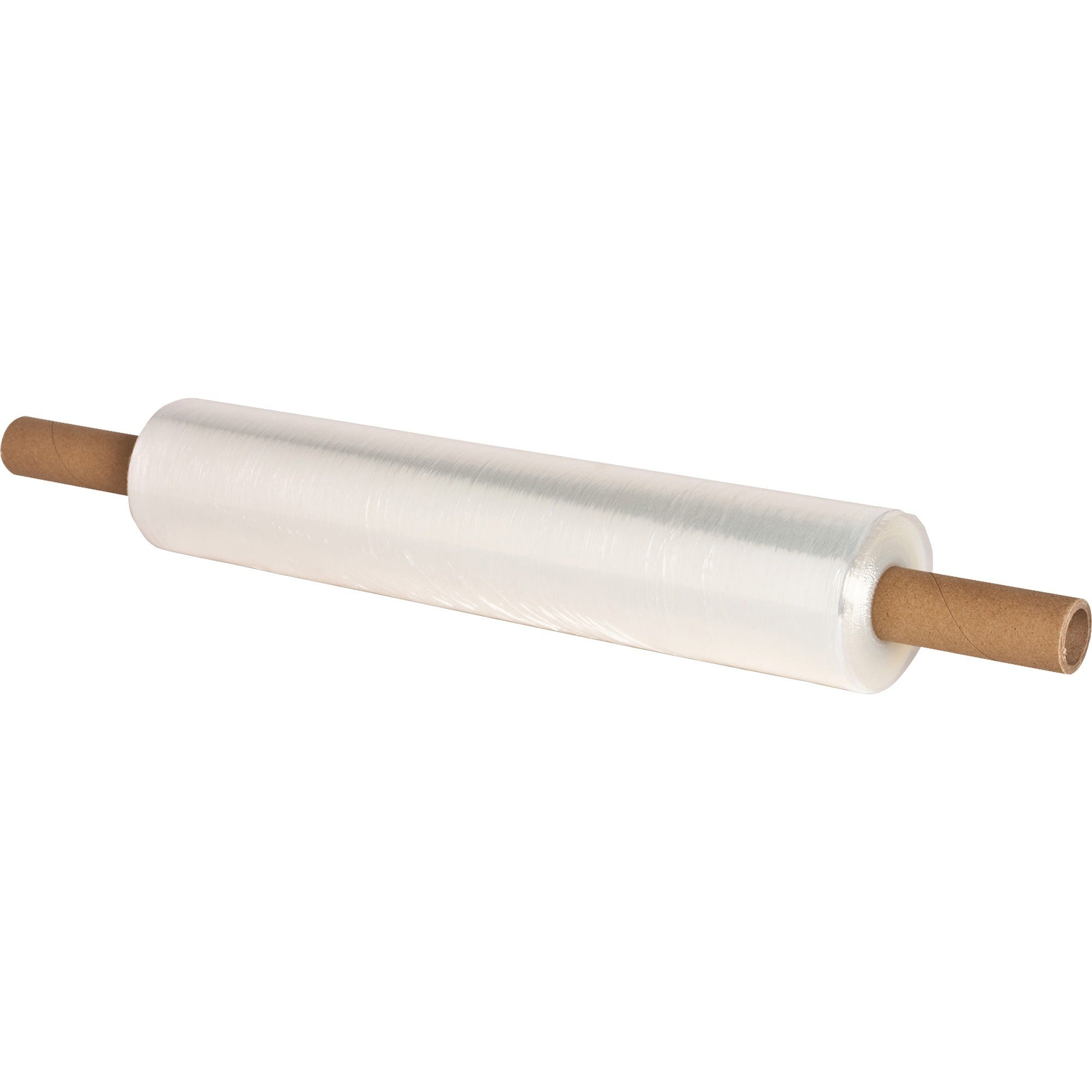 Sparco Heavyweight Stretch Wrap Film with Handles - 20" Width x 1000 ft Length - 4 Wrap(s) - Heavyweight Film, Lightweight Handle - Clear - 4 / Carton - 