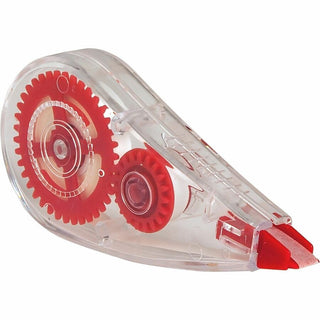 Integra White Correction Tape - 0.20" Width x 19.69 ft Length - White TapeWhite Dispenser - Non-refillable - 1 Each - White