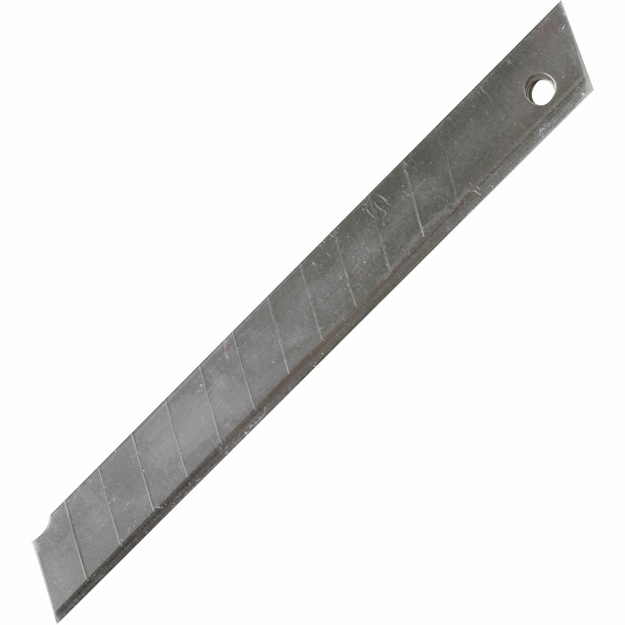 Sparco Fast-Point Snap-Off Blade Knife Refills - 3.25" Length x 0.33" Thickness - Straight Style - Snap-off - Steel - 5 / Pack - Stainless Steel - 