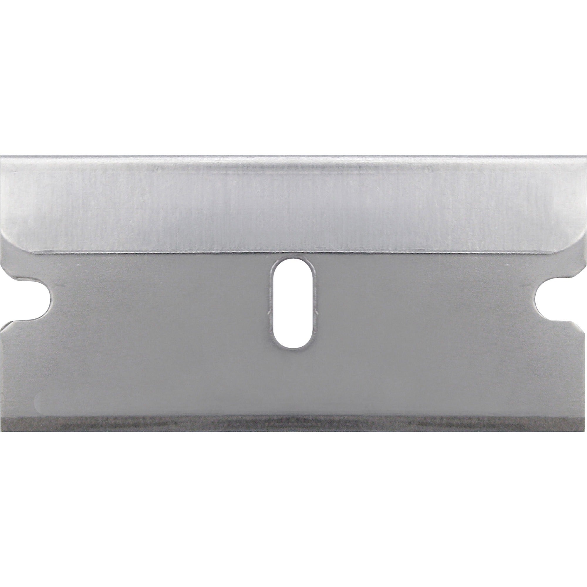 Sparco Tap-Action Razor Knife Refill Blades - 1.50" Length x 1" Thickness - Straight Style - Steel - 5 / Pack - Stainless Steel - 