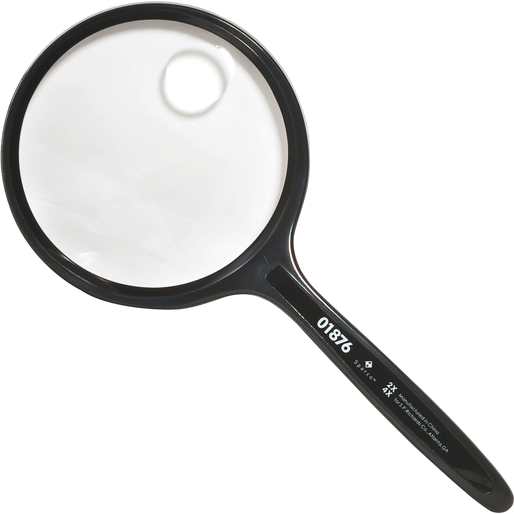Sparco Handheld Magnifiers - Magnifying Area 3.50" Diameter - Acrylic Lens - 