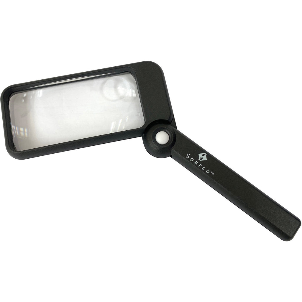 Sparco Rectangular Handheld Magnifier - Magnifying Area 2" Width x 4" Length - Acrylic Lens - 