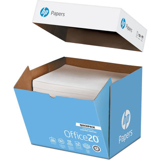 Office20 Paper, 92 Bright, 20 lb Bond Weight, 8.5 x 11, White, 2, 500/Carton