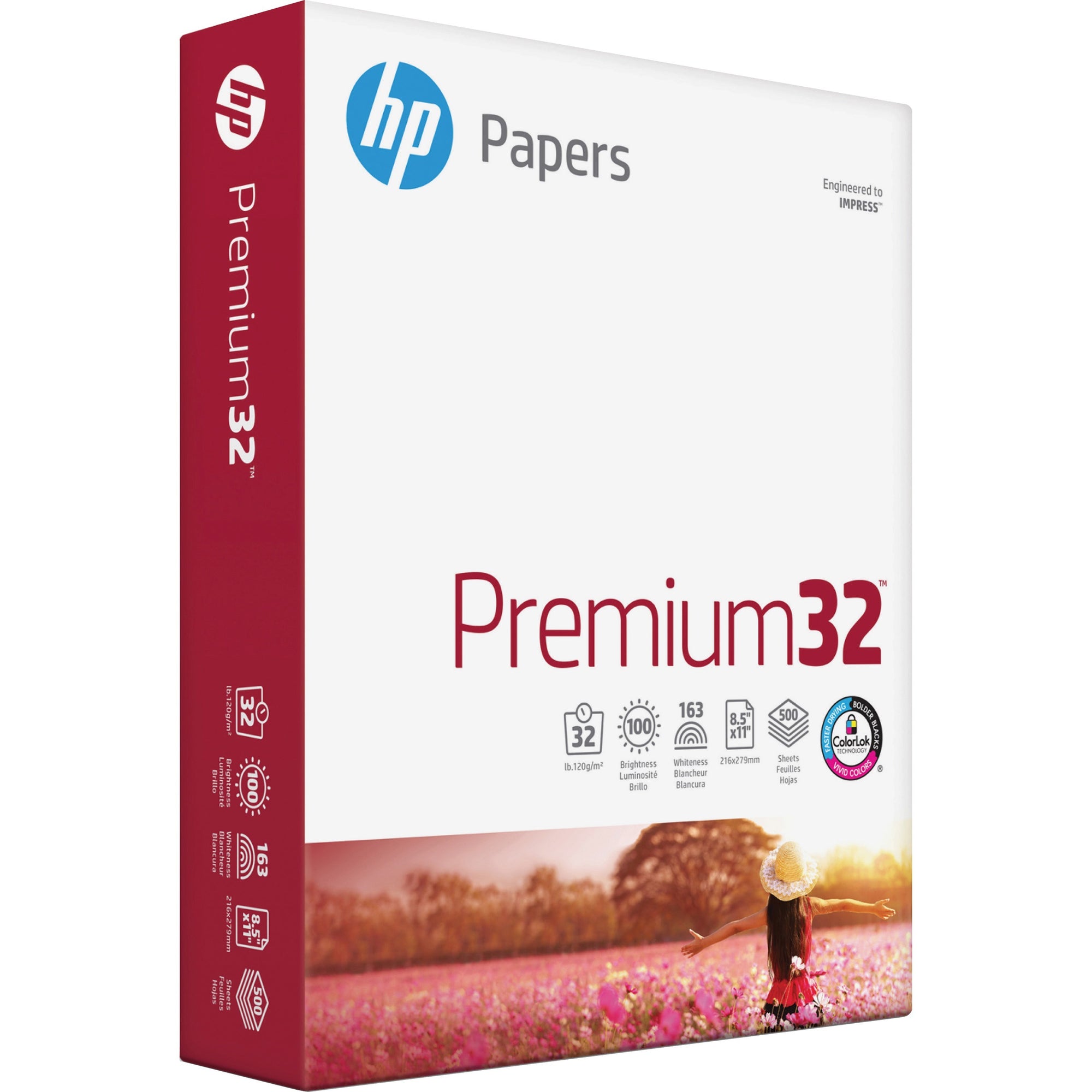 Premium Choice LaserJet Paper, 100 Bright, 32 lb Bond Weight, 8.5 x 11, Ultra White, 500/Ream