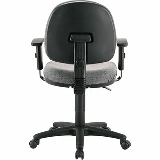 Lorell Millenia Series Pneumatic Adjustable Task Chair - Gray Seat - 1 Each