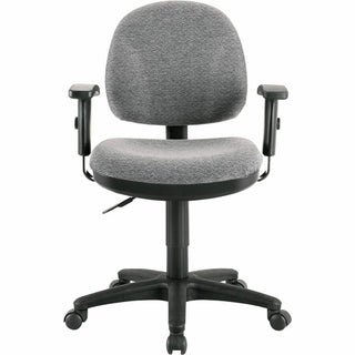 Lorell Millenia Series Pneumatic Adjustable Task Chair - Gray Seat - 1 Each