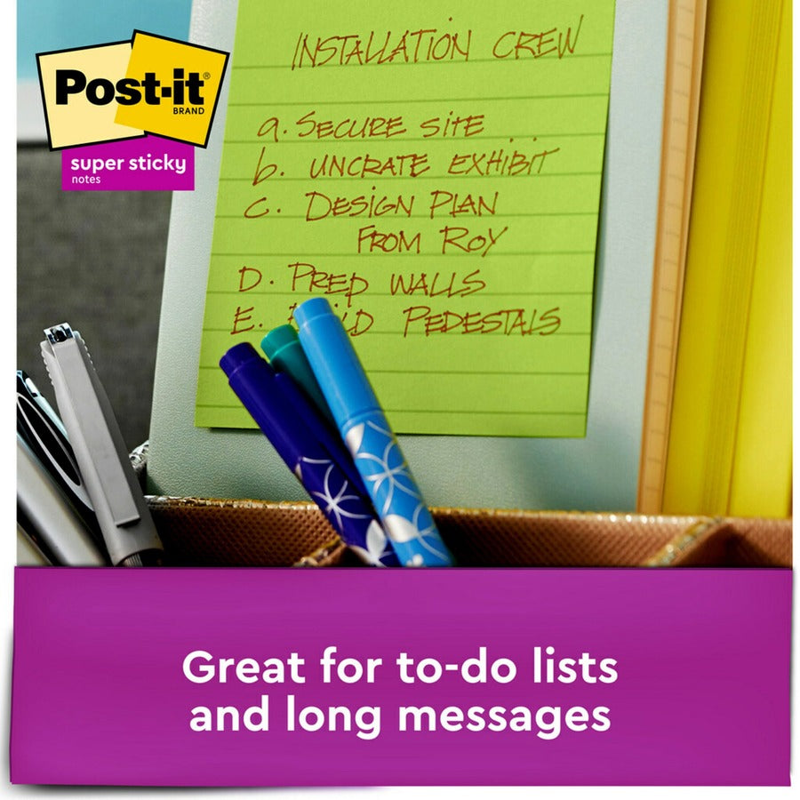 Recycled Notes in Oasis Collection Colors, Note Ruled, 4 x 4, 90 Sheets/Pad, 6 Pads/Pack