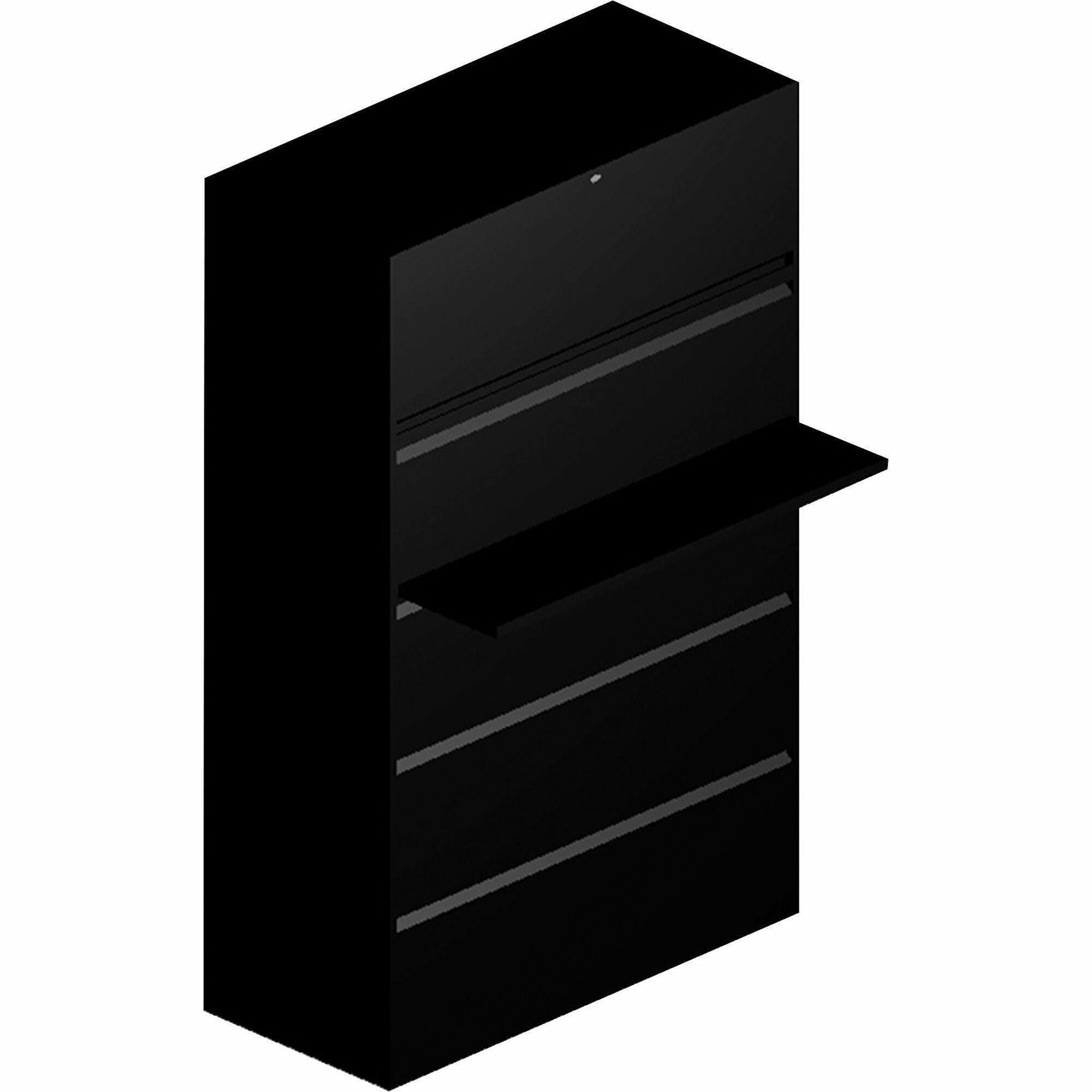 hon-800-series-full-pull-locking-lateral-file-5-drawer-42-x-193-x-67-5-x-drawers-lateral-black-baked-enamel_hon895lp - 1